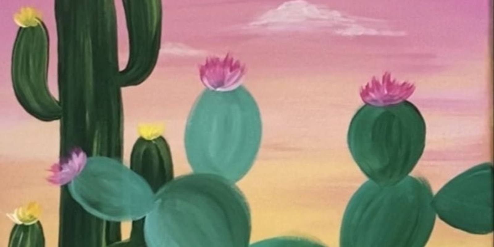 Banner image for After Dark Paint + Sip Cactus Edition