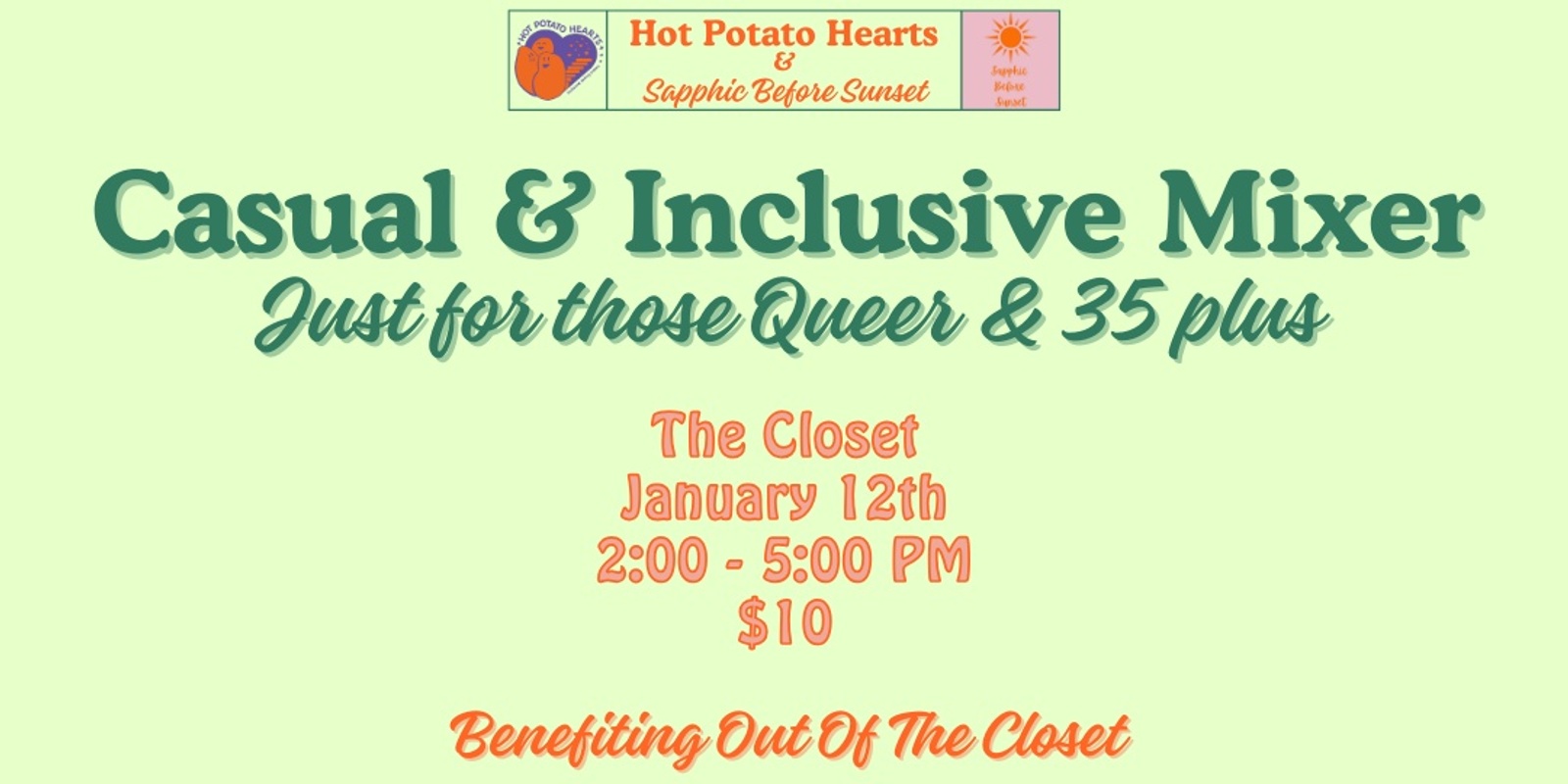 Banner image for Casual and Inclusive Queer Mixer 35+