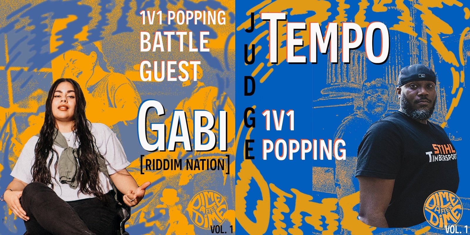 Banner image for Waving & Popping Workshops by Tempo & GABI - Dime After Dime Vol.1 Presents