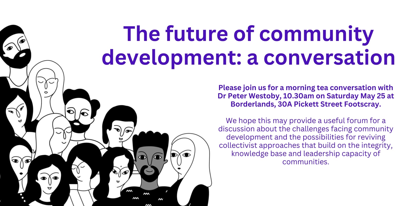 Banner image for The future of community development: a conversation