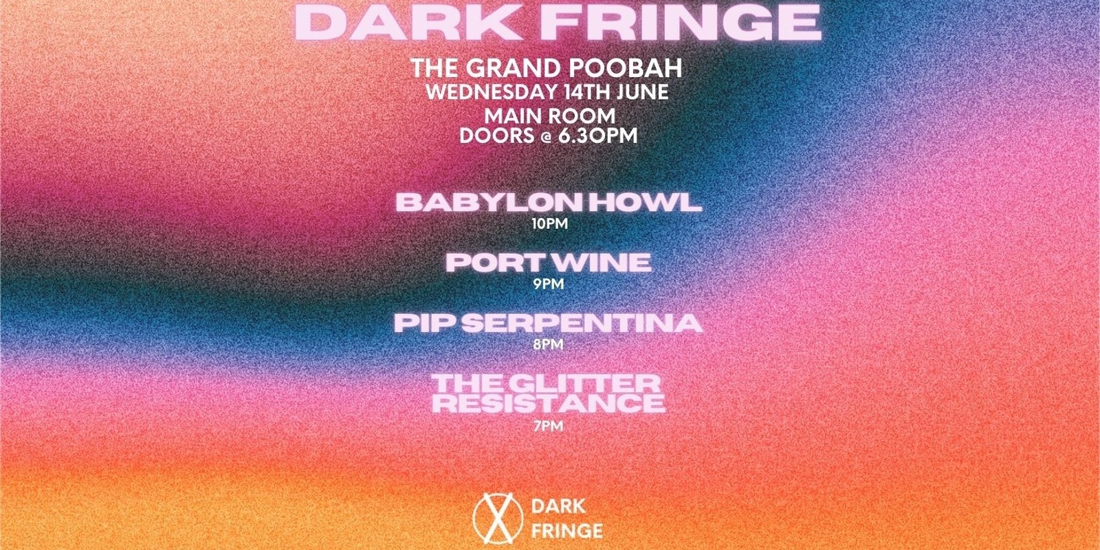 Banner image for DARK FRINGE @ THE GRAND POOBAH - Wednesday 14th June