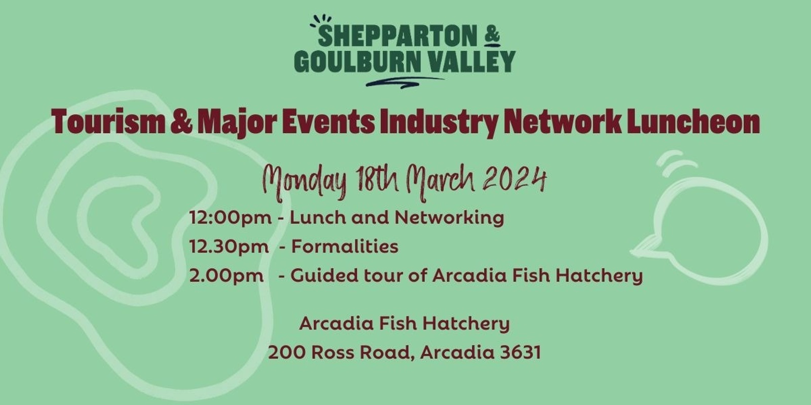 Banner image for Shepparton & Goulburn Valley Tourism & Major Events Industry Network Luncheon