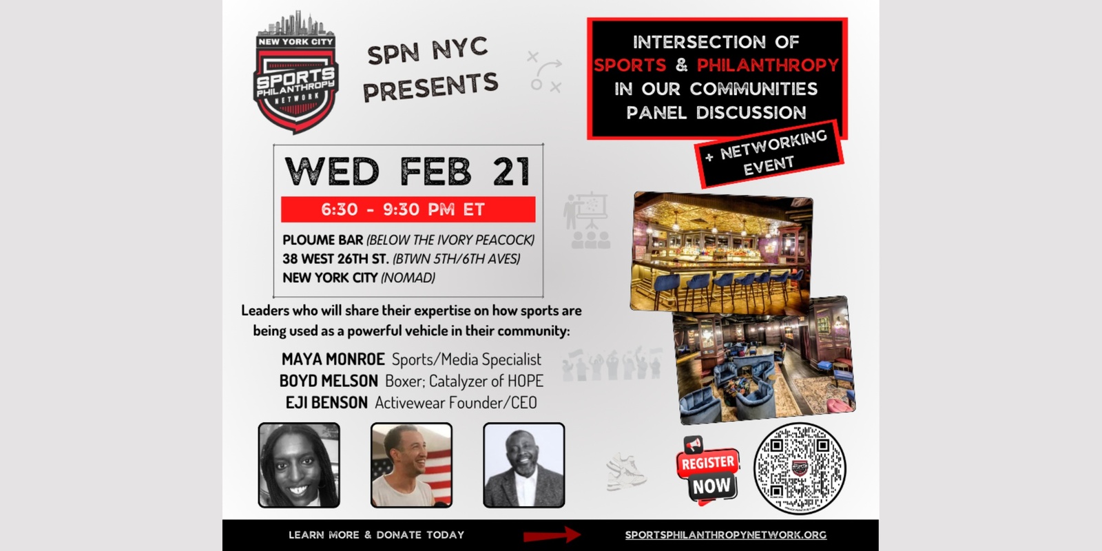 Banner image for Intersection of Sports & Philanthropy in Diverse Communities (2-21-24)