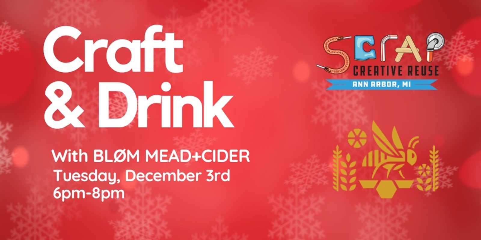 Banner image for December Craft & Drink 