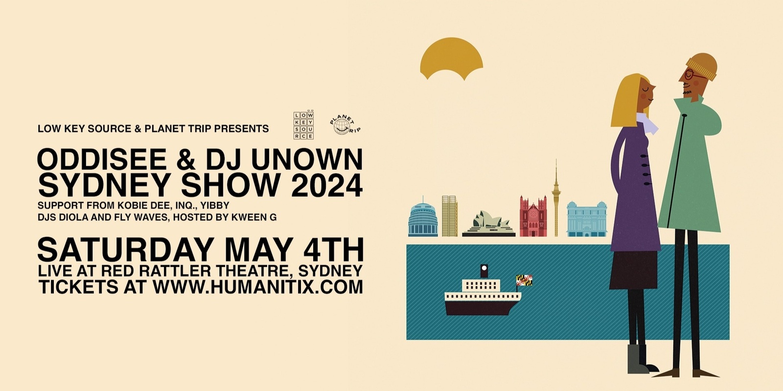 Banner image for ODDISEE & DJ UNOWN SYDNEY SHOW