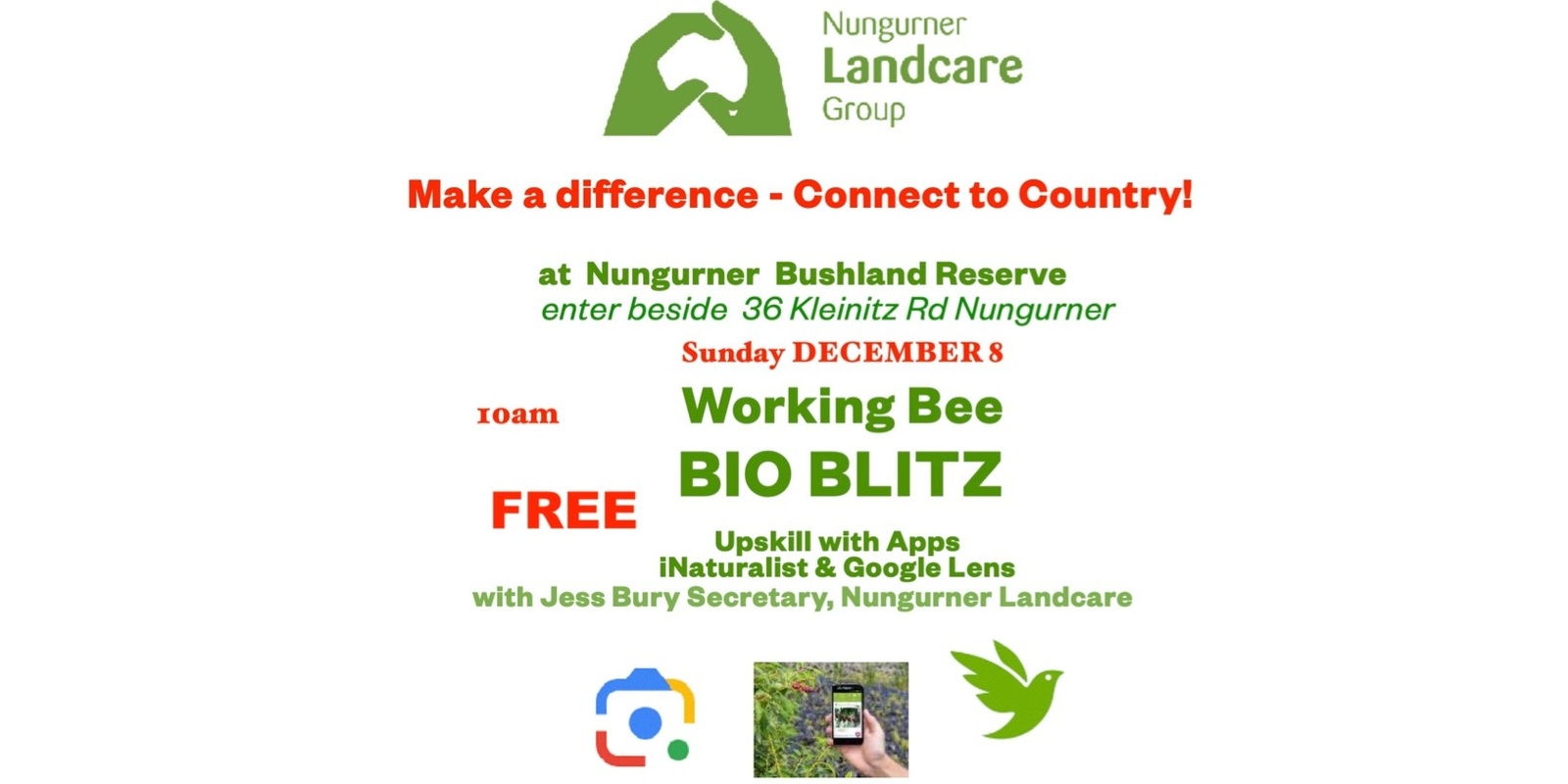 Banner image for Working Bee BIOBLITZ