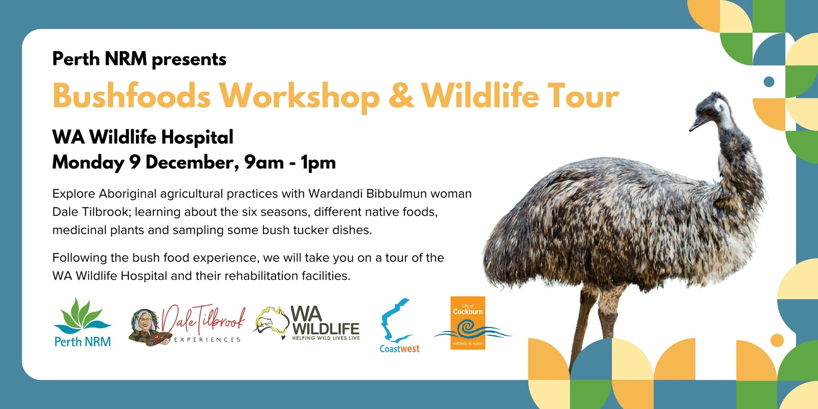 Banner image for Bushfoods Workshop & Wildlife Tour