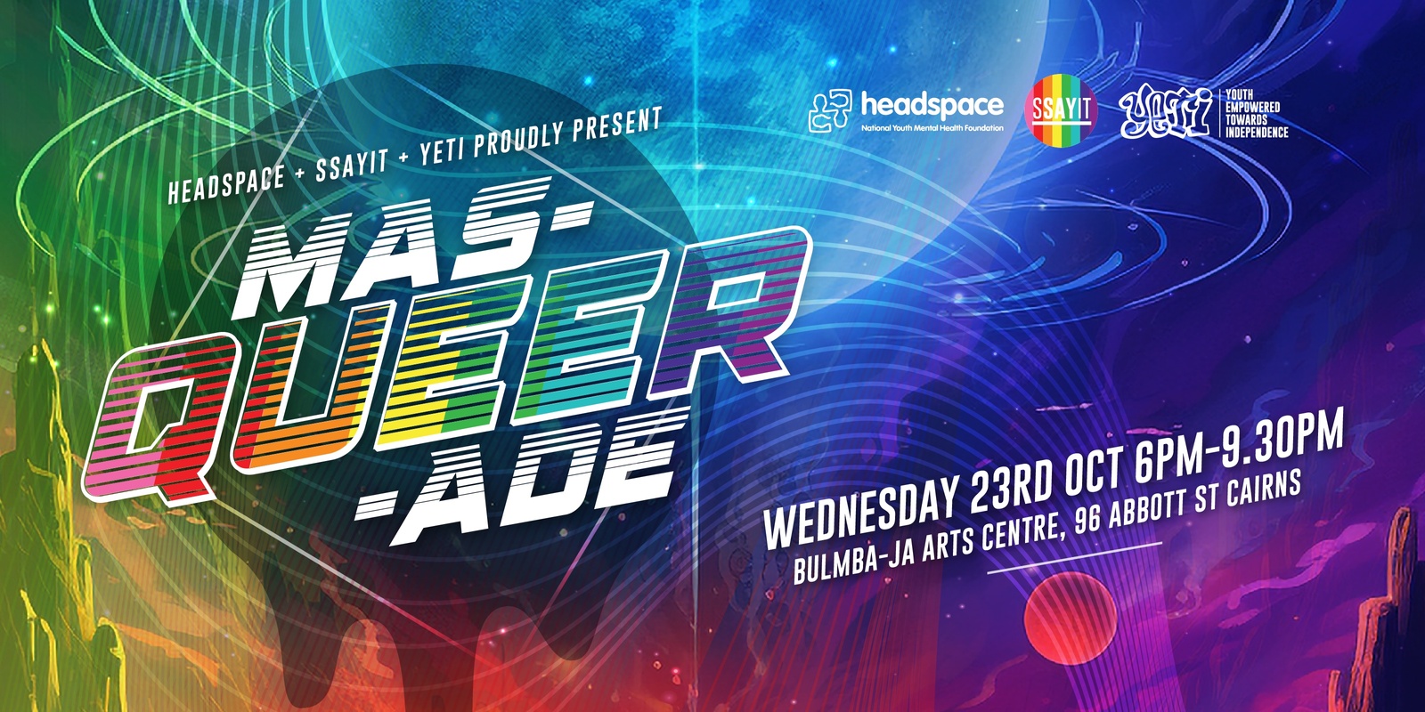 Banner image for MasQUEERade Ball presented by SSAYIT & Headspace