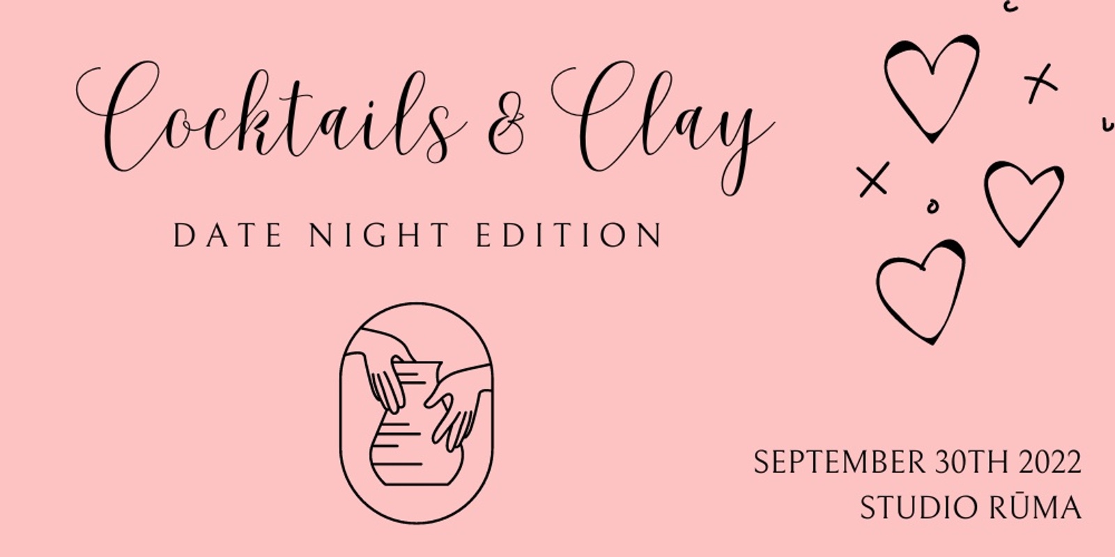 Banner image for Cocktails and Clay | Date Night