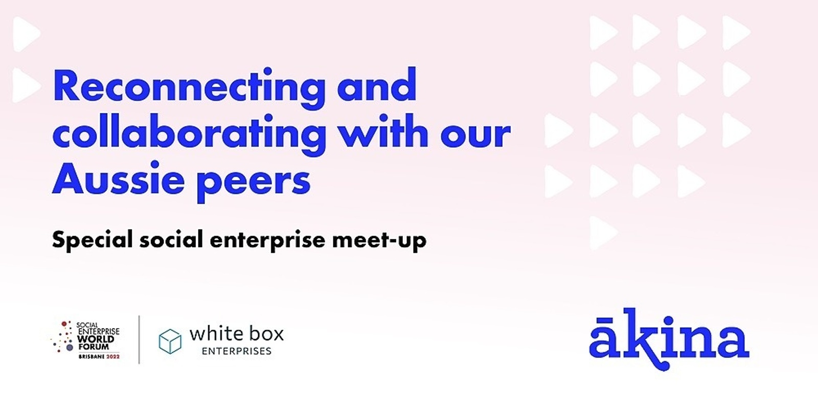 Banner image for Special social enterprise meet-up: Reconnecting and collaborating with our Aussie peers (POSTPONED)