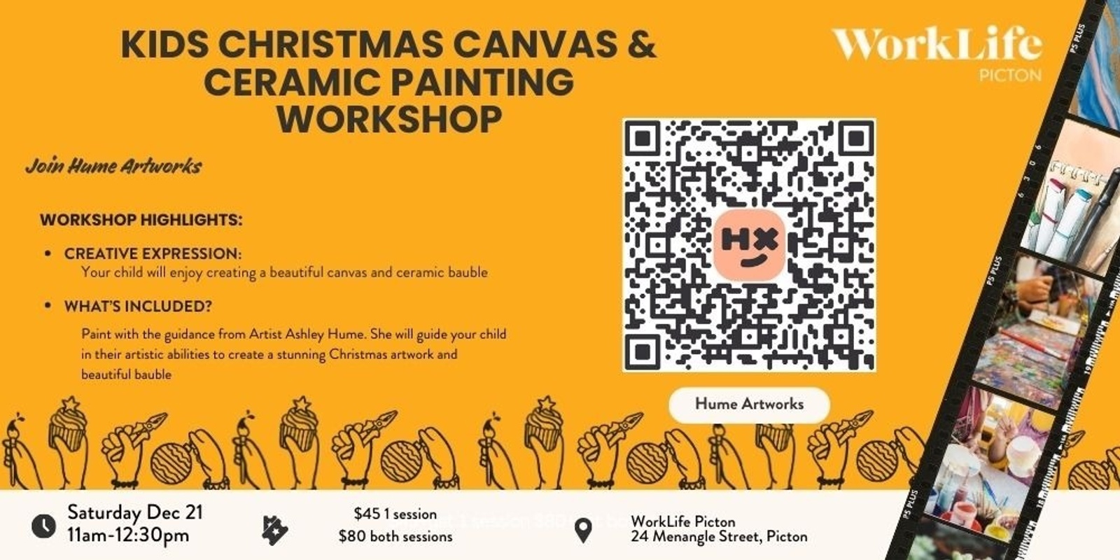 Banner image for Picton Christmas Workshop: Hume Artworks