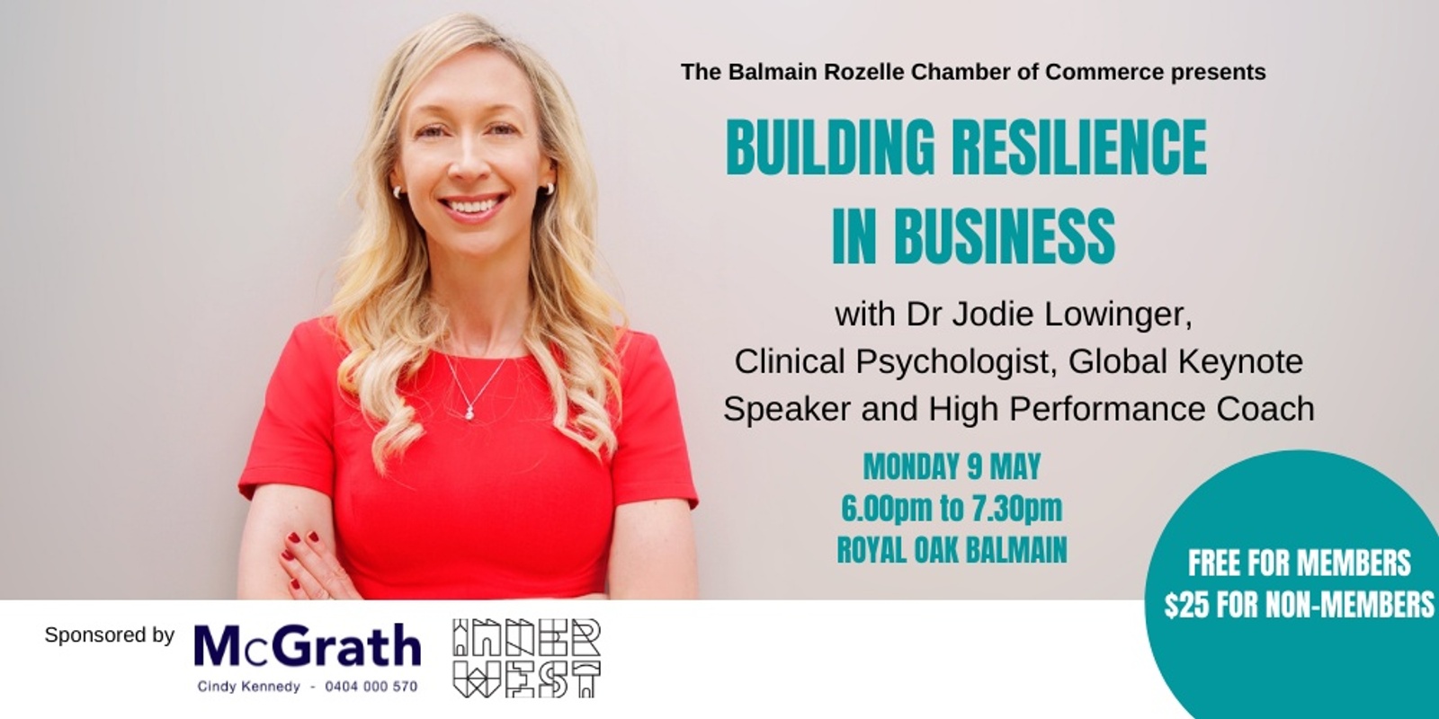 Banner image for Building Resilience in Business - Monday 9 May 