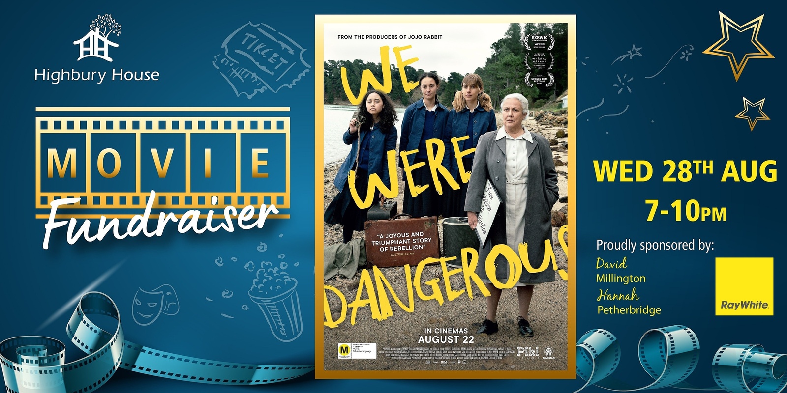 Banner image for Movie Night Fundraiser - WE WERE DANGEROUS