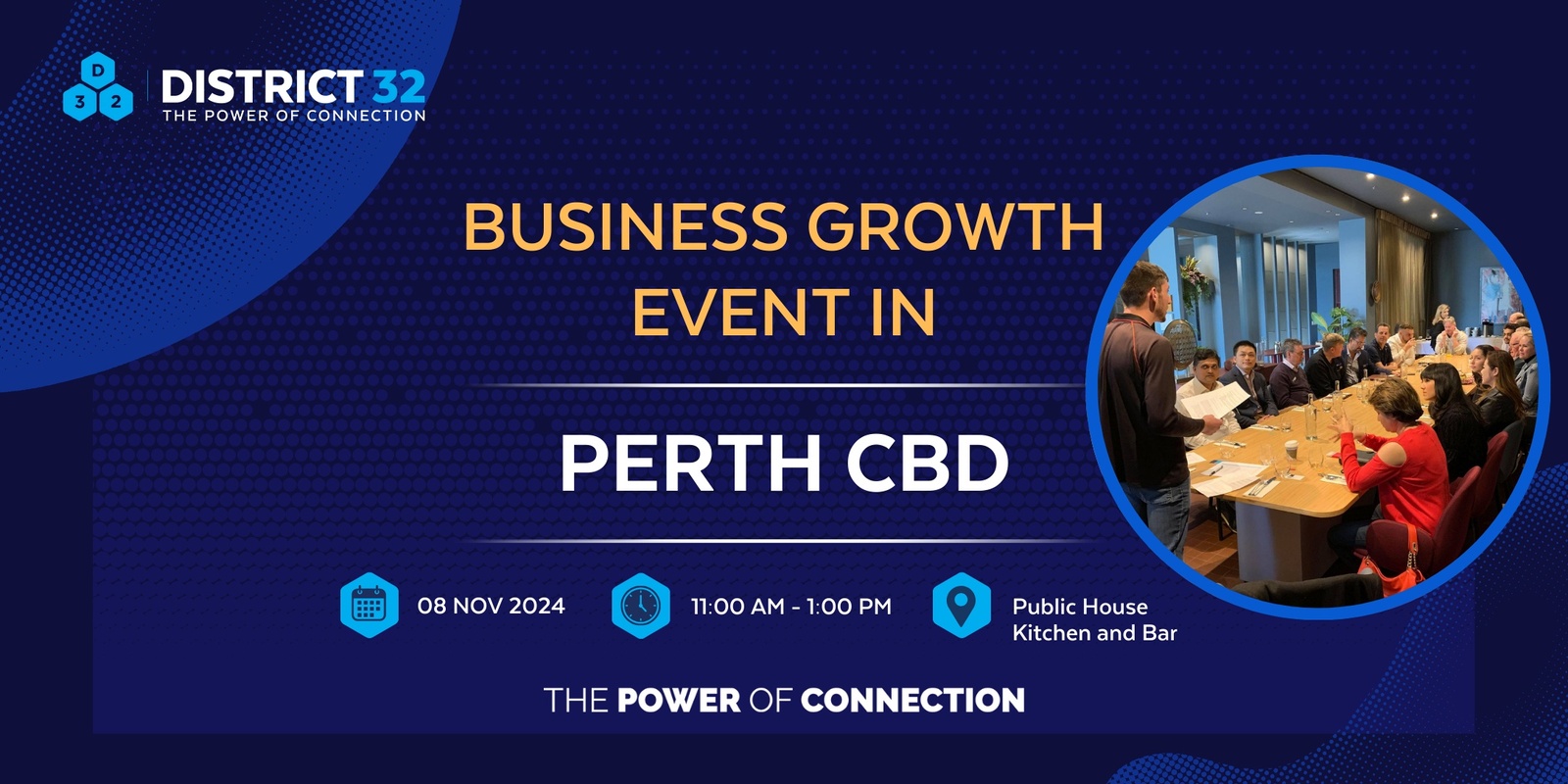 Banner image for District32 Business Networking - Perth CBD - Fri 08 Nov