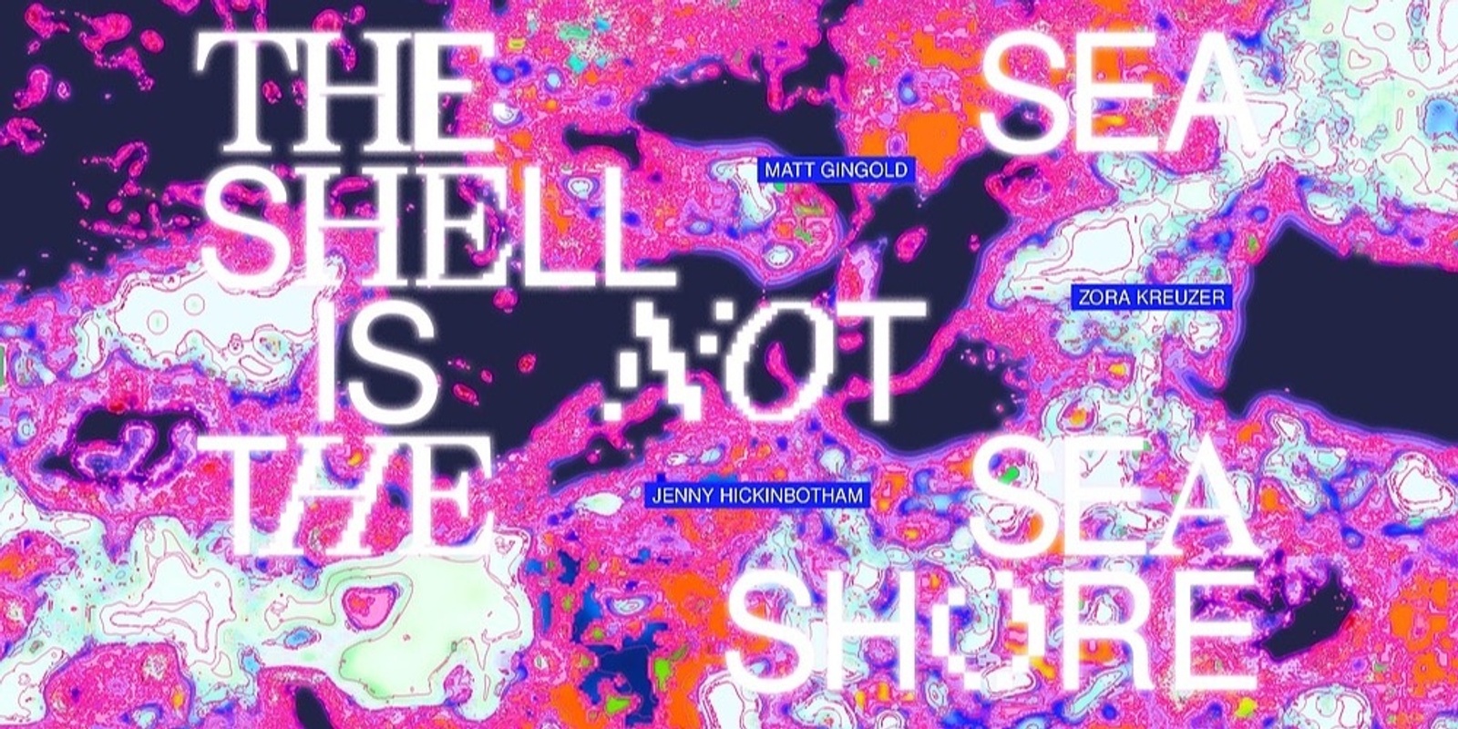 Banner image for The Sea Shell Is Not The Sea Shore | Exhibition Opening