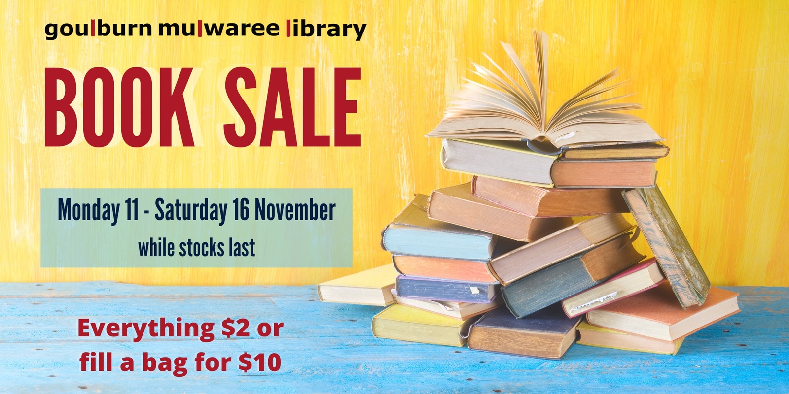 Banner image for Library Book Sale