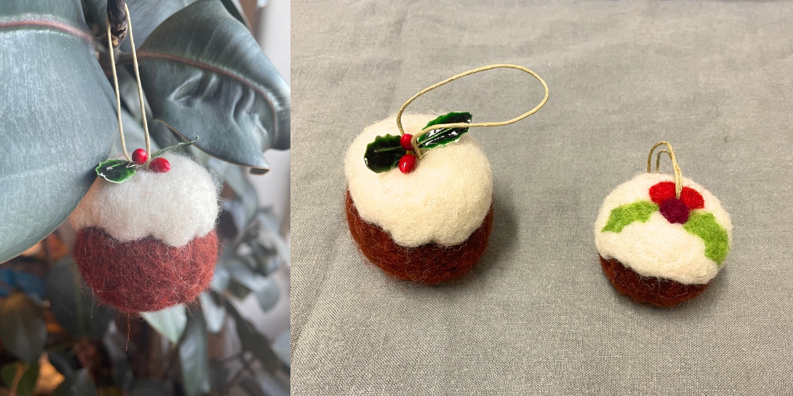 Banner image for Dry Felting 101: Plum Puddings with Heather