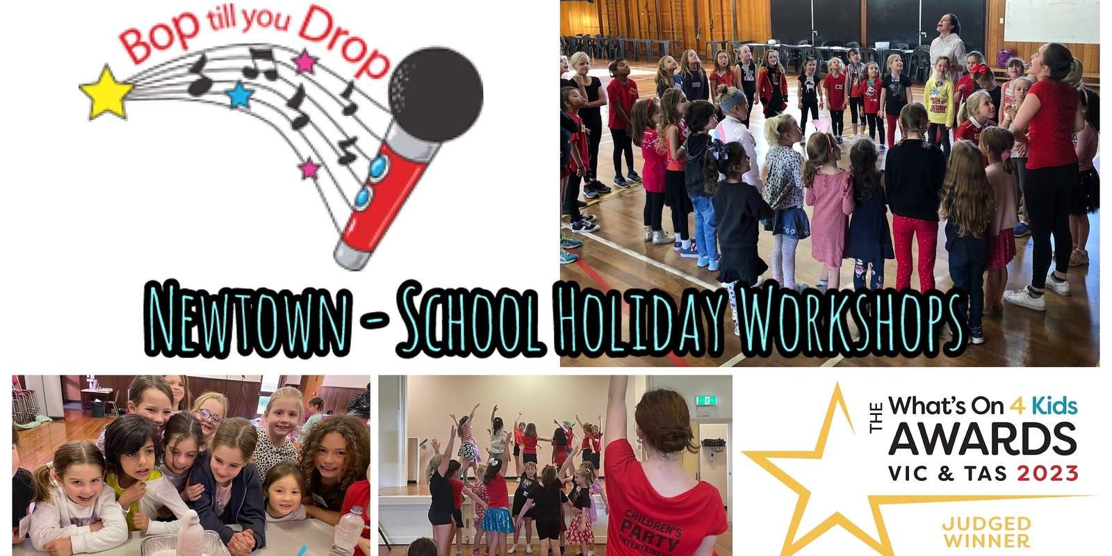 Banner image for Bop till you Drop NEWTOWN School Holiday Performing Arts Workshop