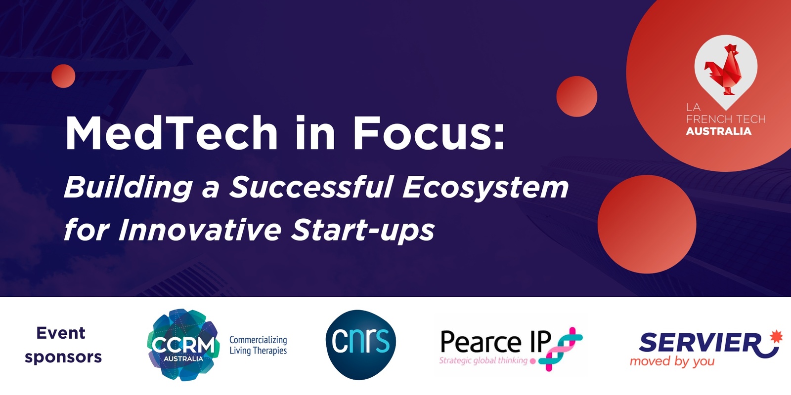 Banner image for MedTech in focus: Building a successful ecosystem for innovative startups