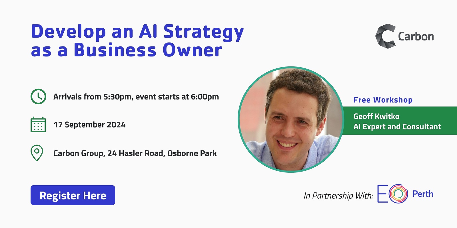 Banner image for Develop an AI Strategy as a Business Owner