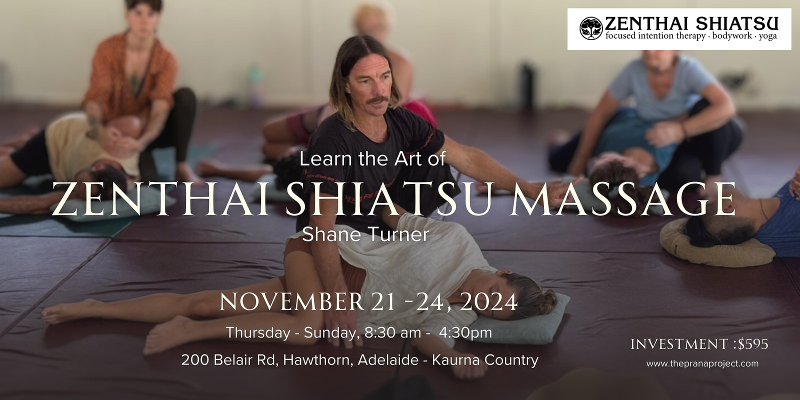 Banner image for Learn the Art of Zenthai Shiatsu Massage with Shane Turner