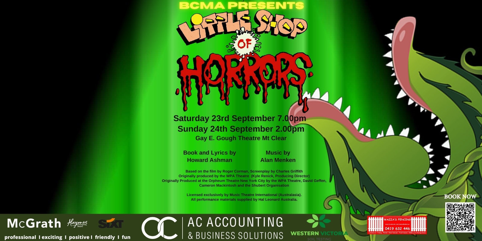 Banner image for Little Shop of Horrors - BCMA PRODUCTIONS