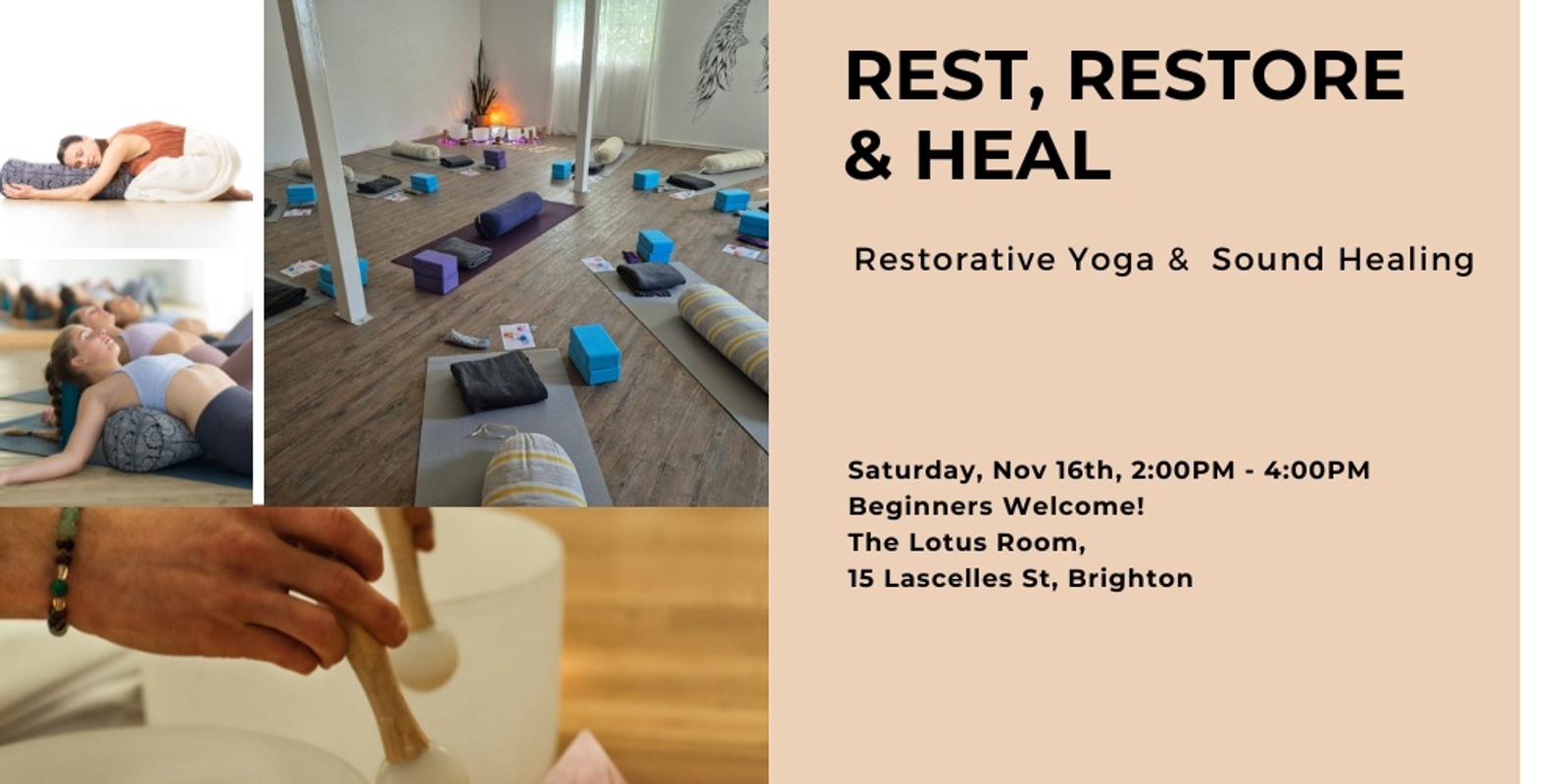 Banner image for Rest, Restore & Heal