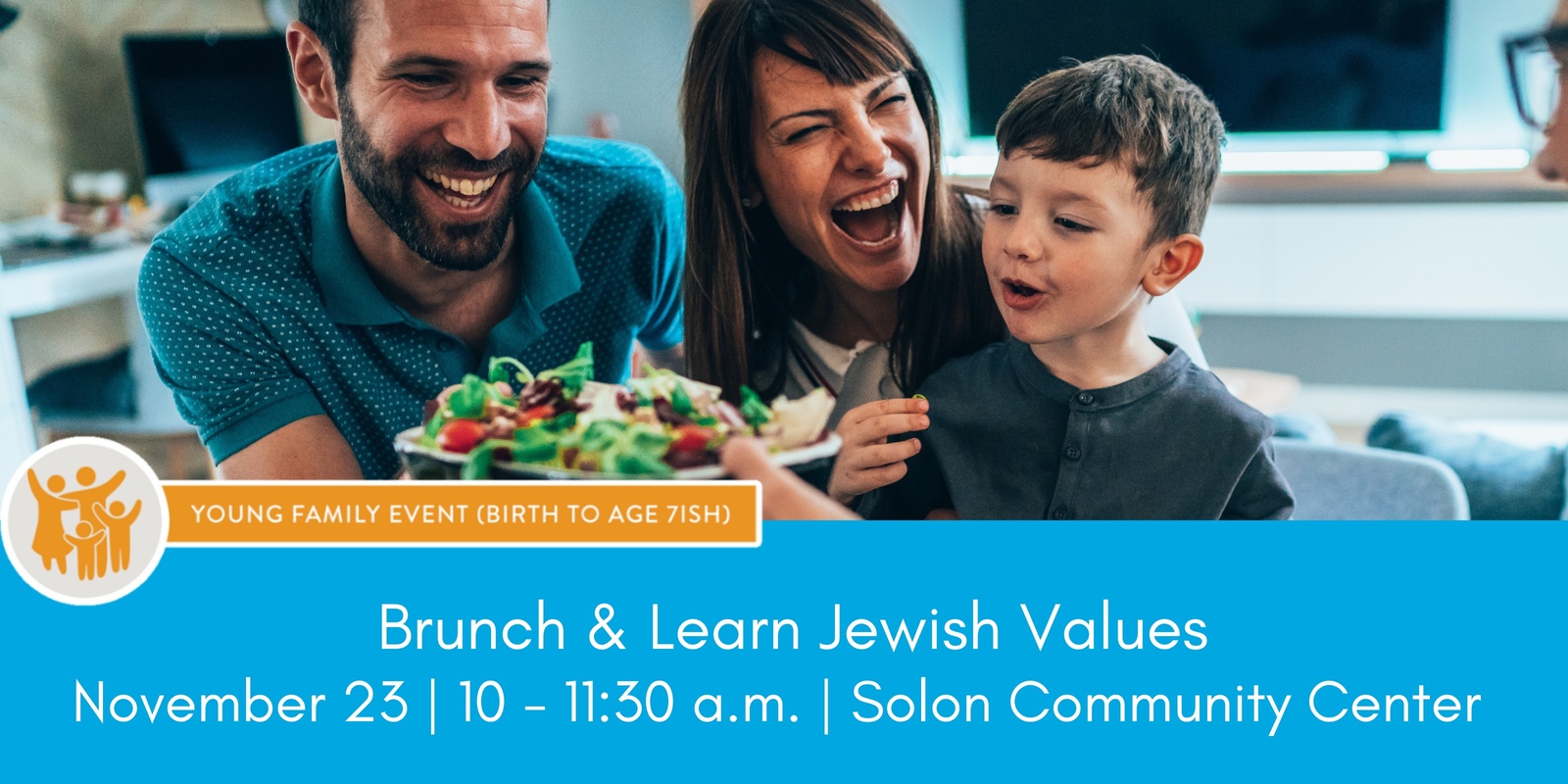 Banner image for Young Family Brunch & Learn Jewish Values 