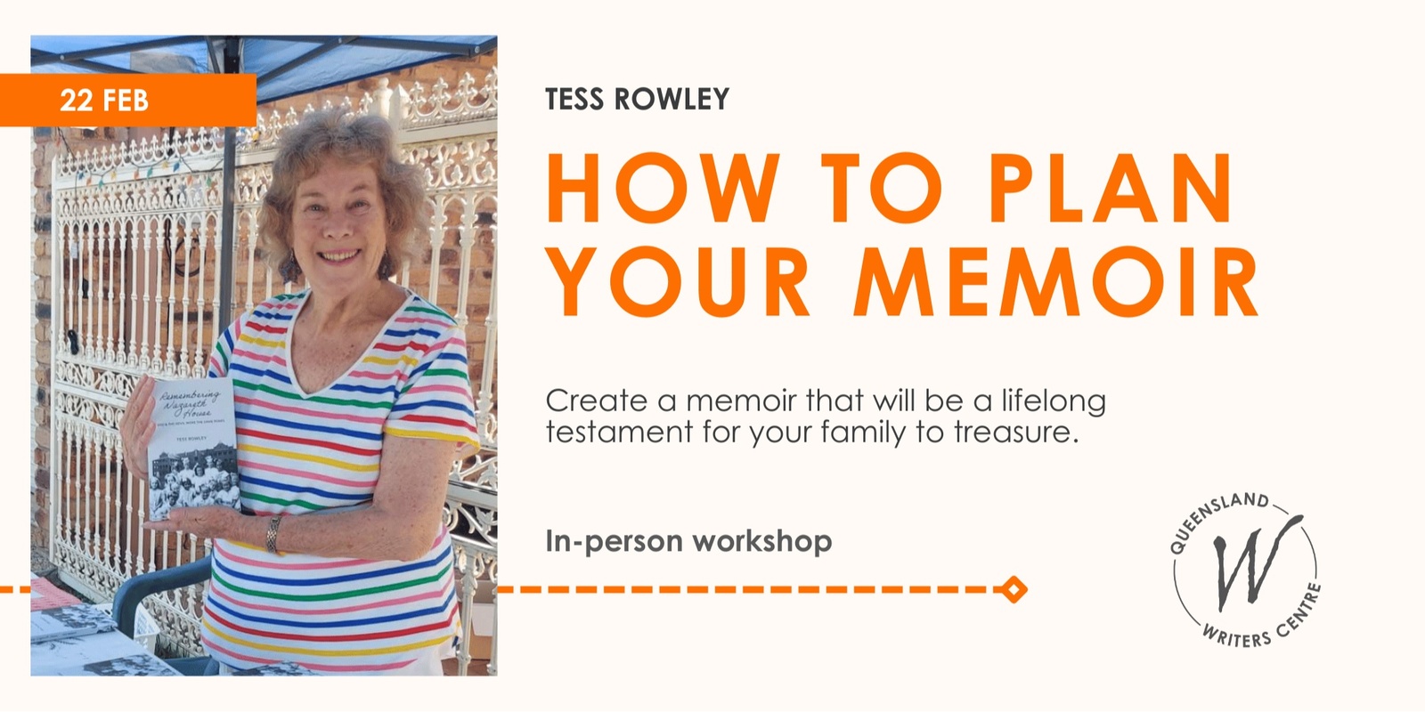 Banner image for How To Plan Your Memoir with Tess Rowley