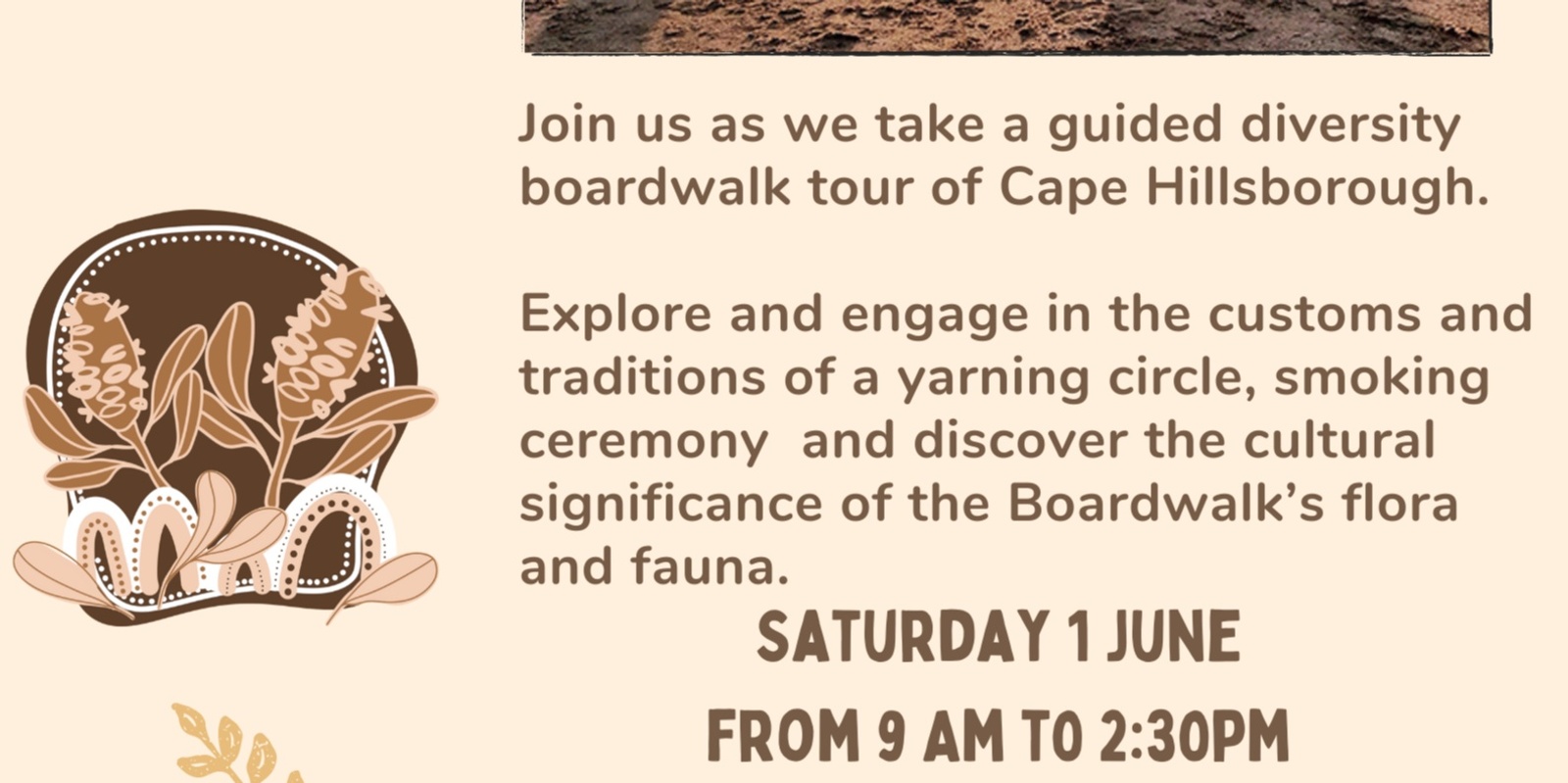 Banner image for A Cultural Walk in Time - Cape Hillsborough Tour 