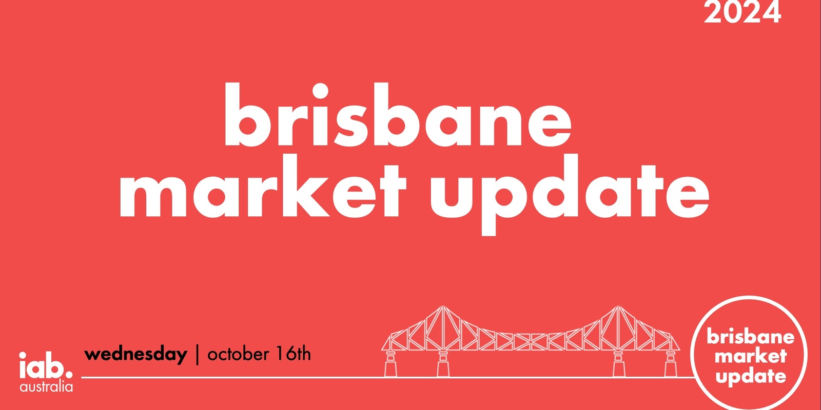 Banner image for IAB Australia Brisbane Market Update