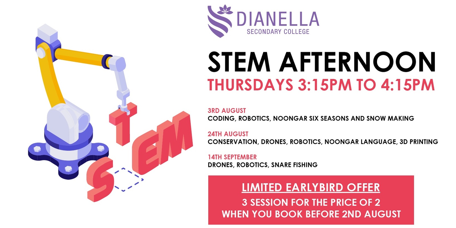 Banner image for Dianella Secondary College STEM Afternoon