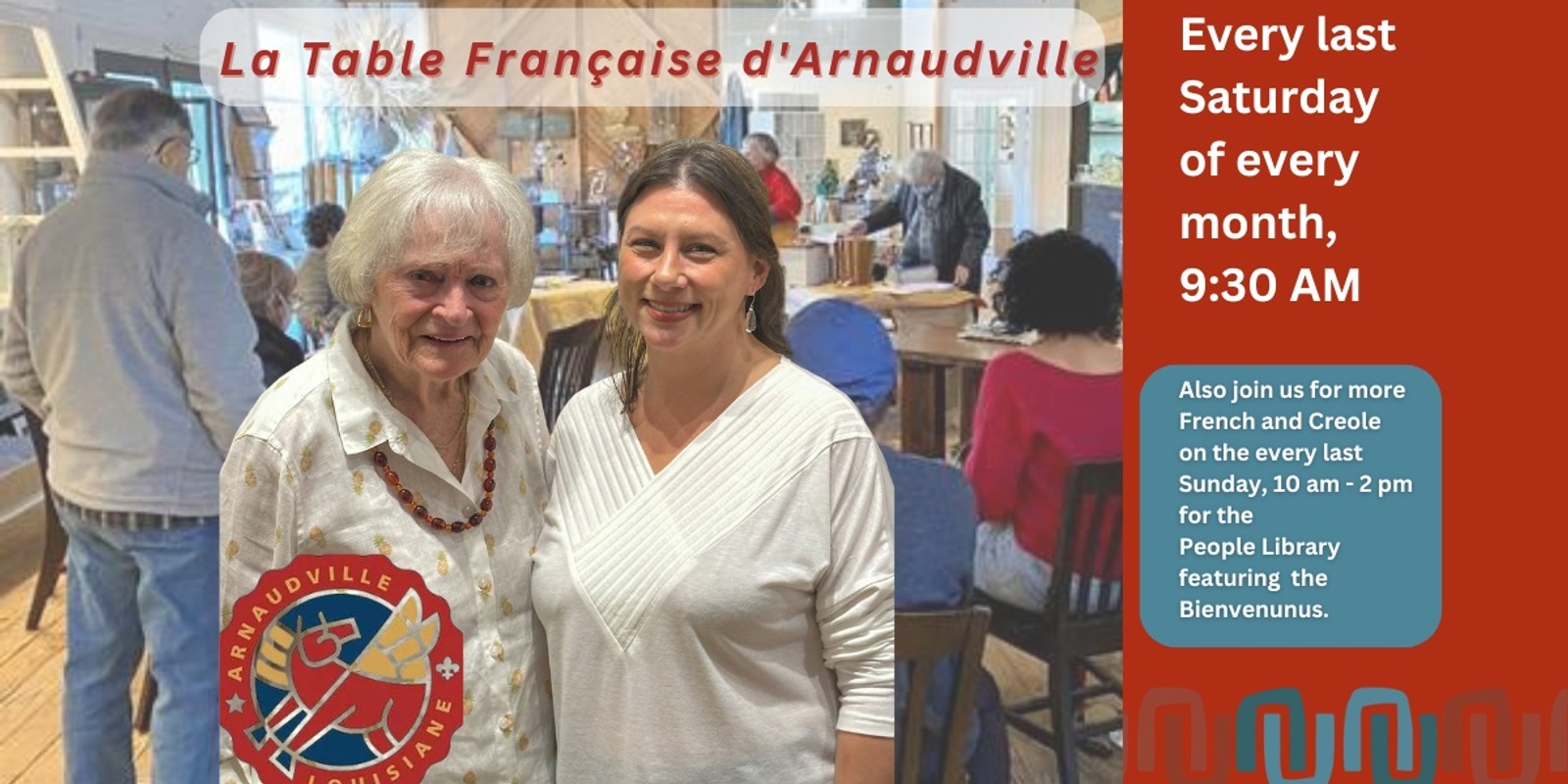 Banner image for La Table Française d'Arnaudville