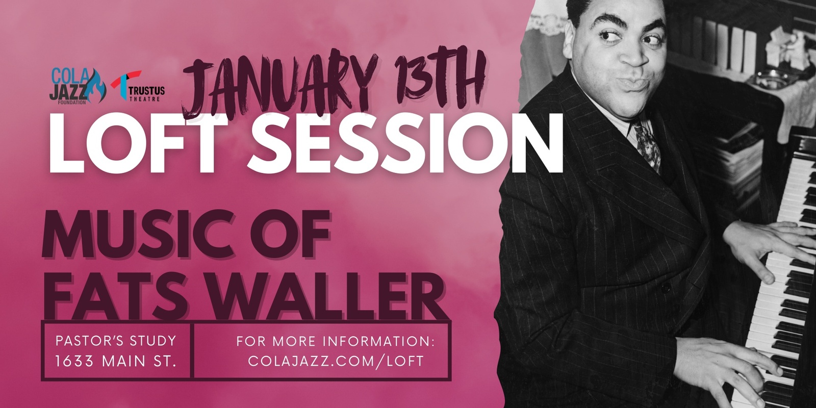 Banner image for Loft Session: The Music of Fats Waller 