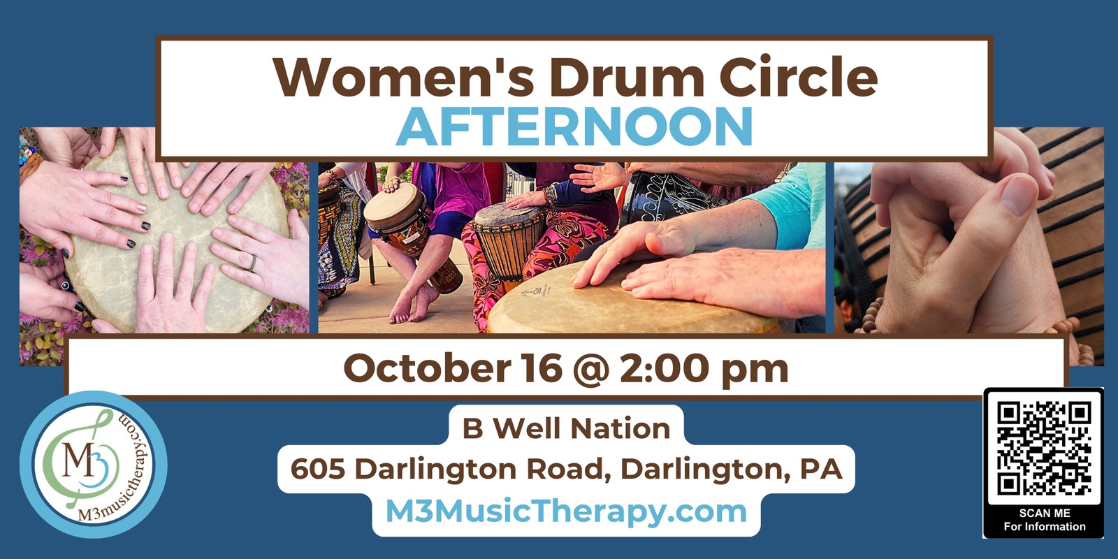 Banner image for Womens' Drum Circle - Oct (Afternoon)