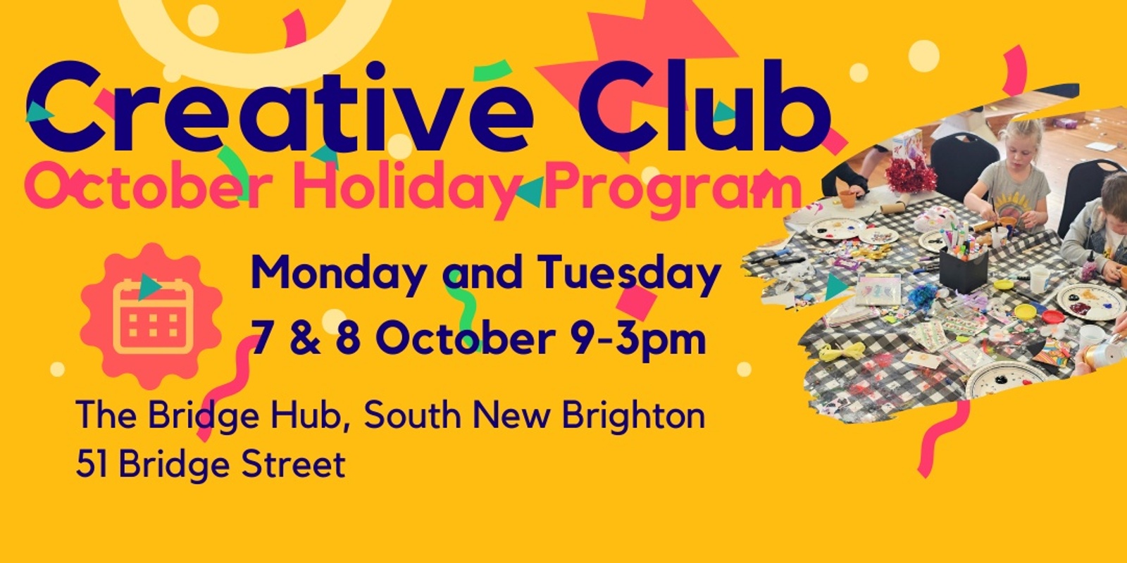 Banner image for Creative Club October Holiday program