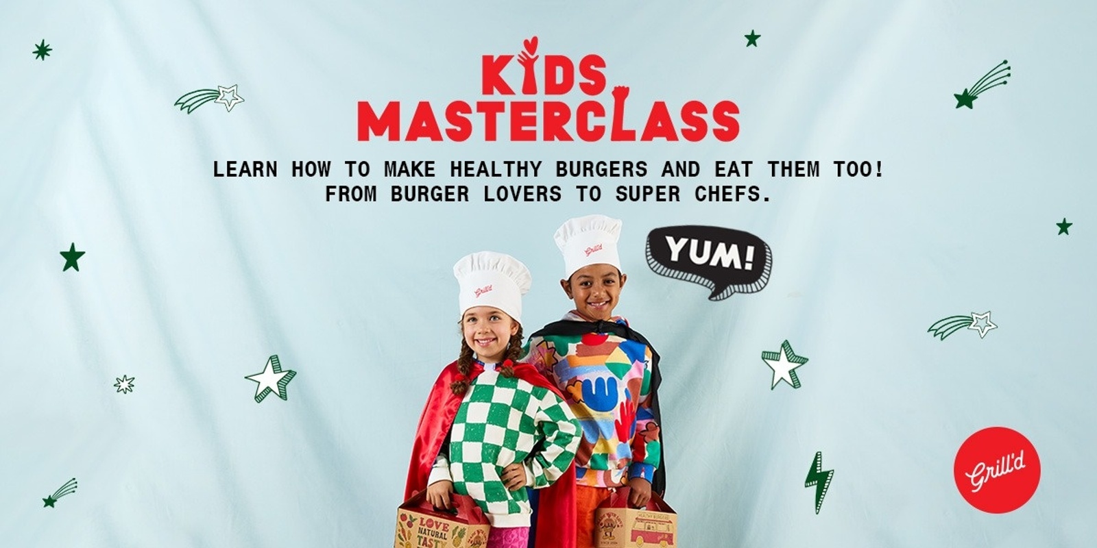 Banner image for Grill'd Kids Masterclass - September School Holidays 