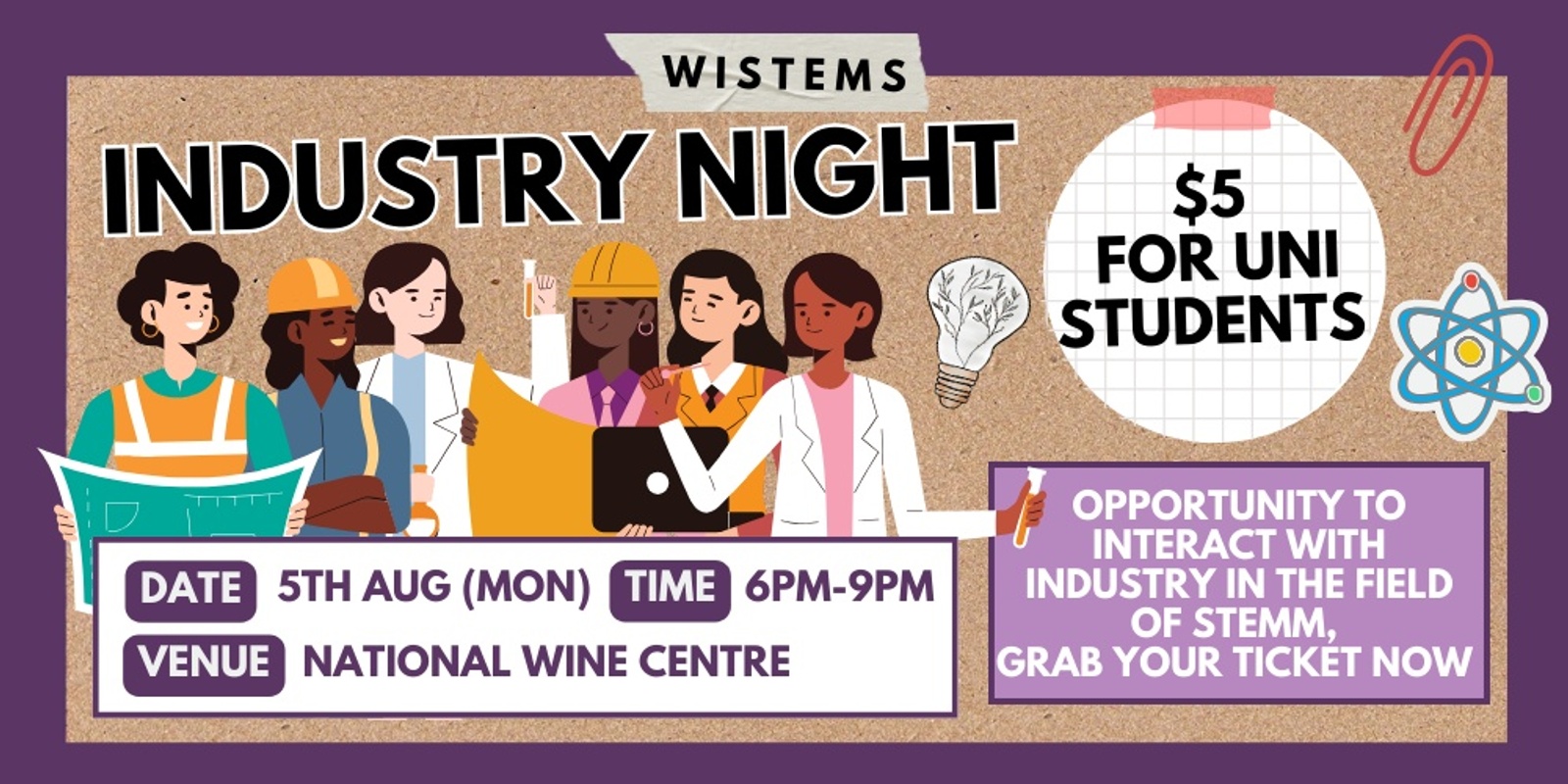 Banner image for WISTEMS Industry Night 2024