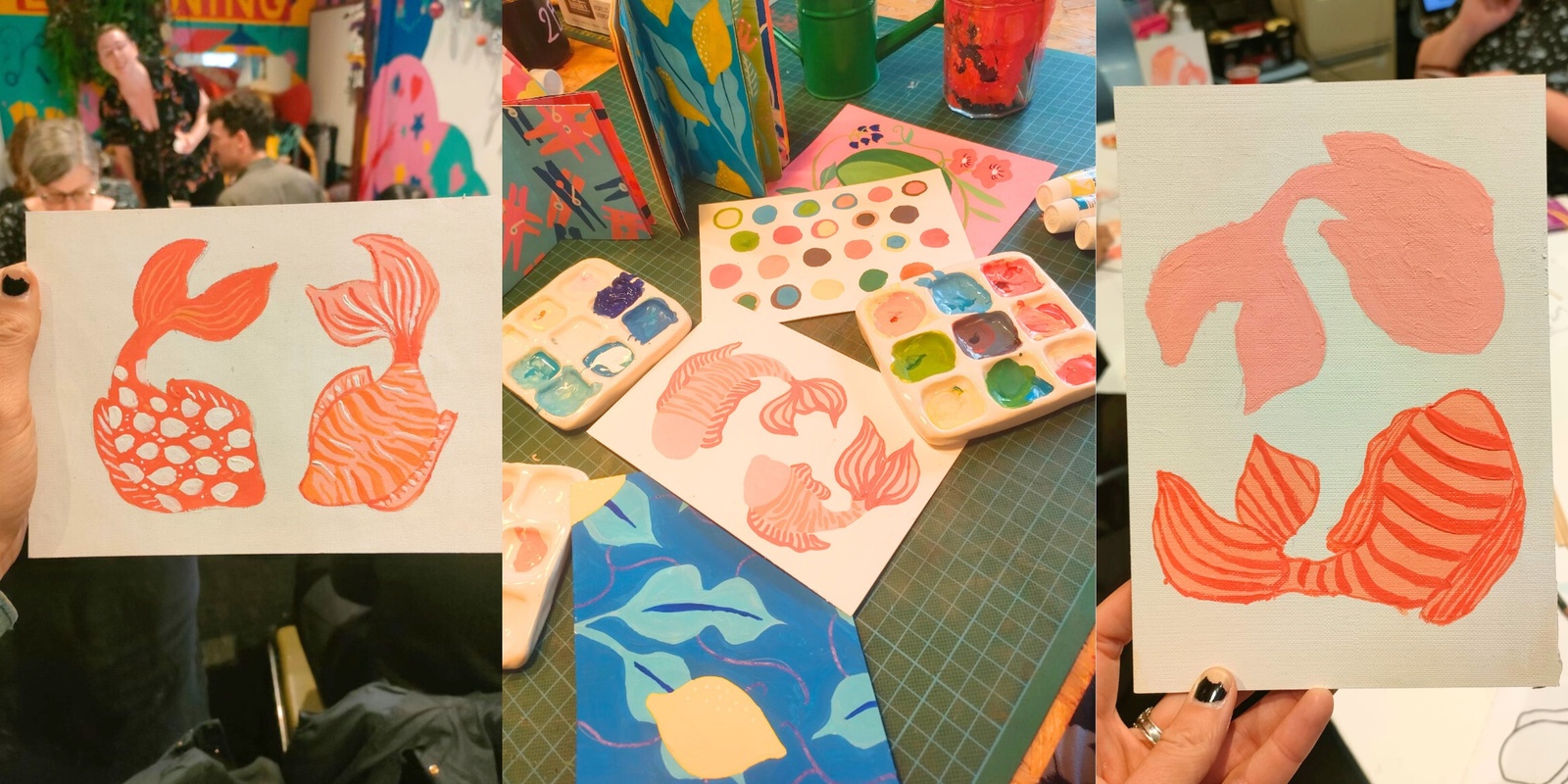 Banner image for Colourful Koi: An Intro to Gouache Painting with Emilie