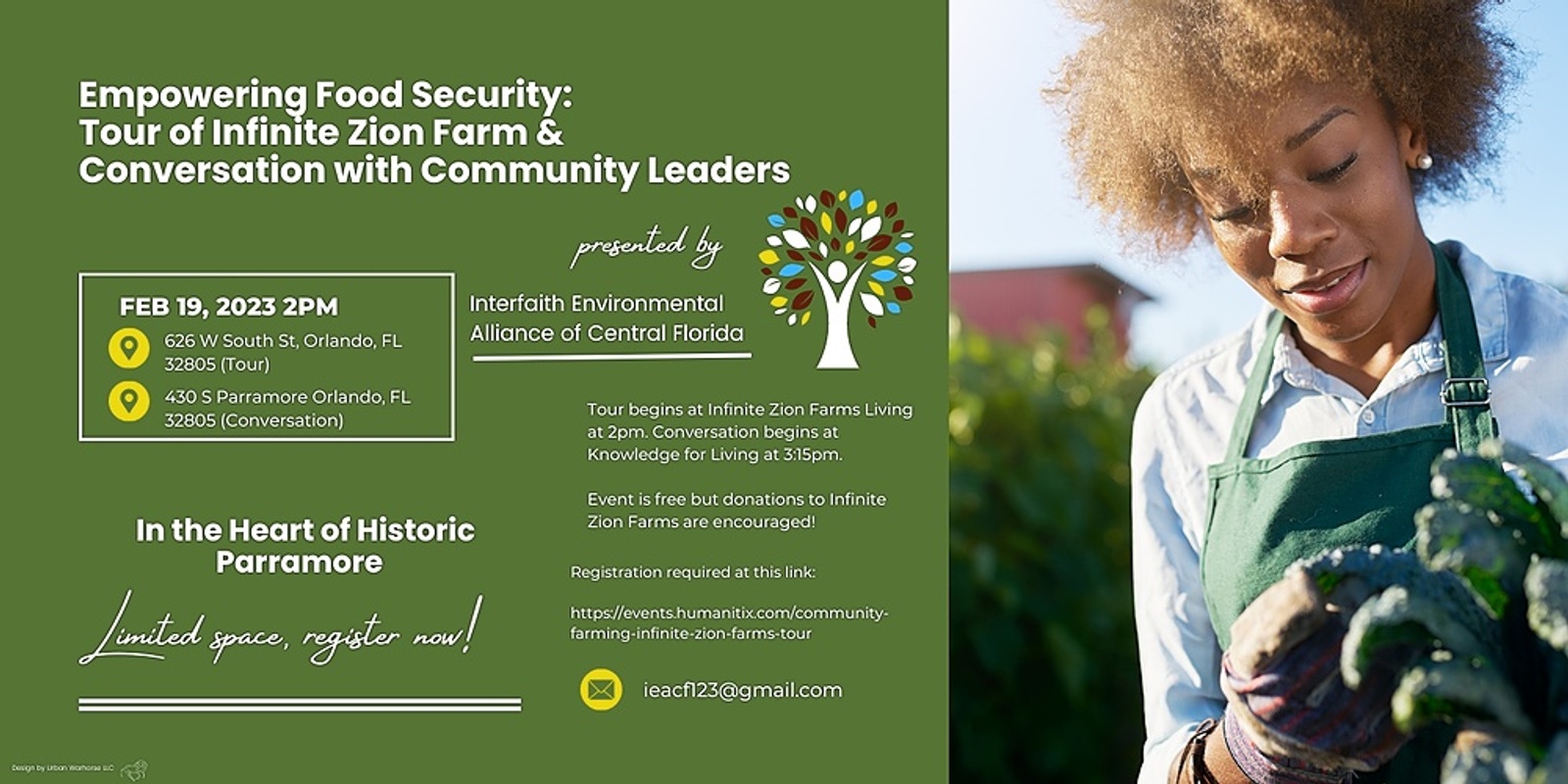 Banner image for Empowering Food Security - Infinite Zion Farms Tour & Conversation