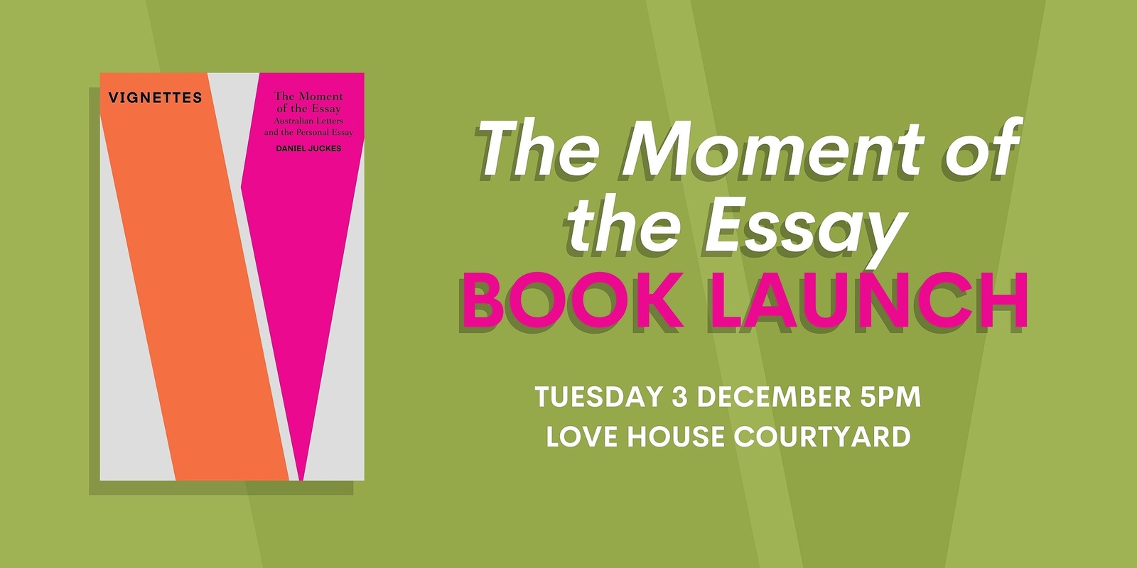 Banner image for The Moment of the Essay book launch