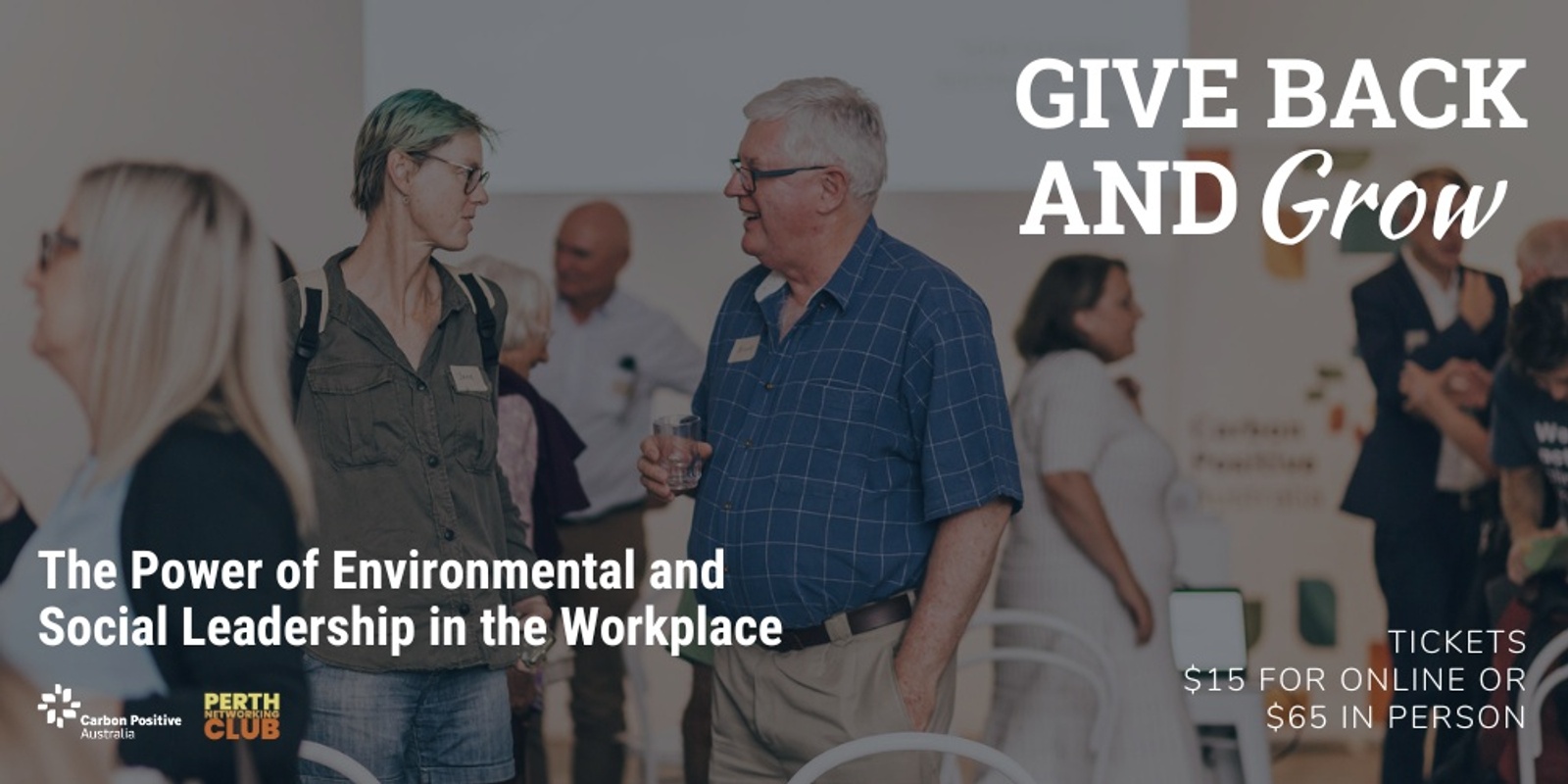 Banner image for Give Back and Grow: The Power of Environmental and Social Leadership in the Workplace