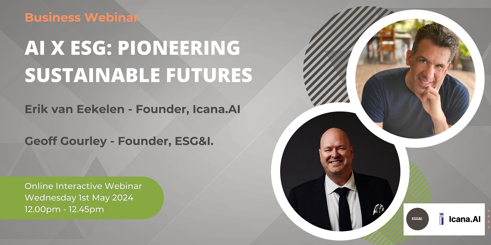 Banner image for AI x ESG: Pioneering Sustainable Futures