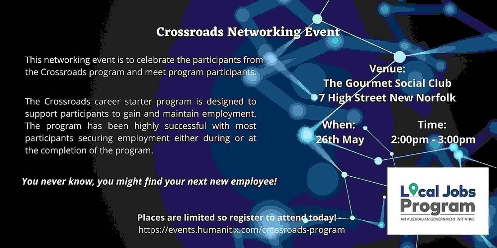 Banner image for Crossroads Networking Event