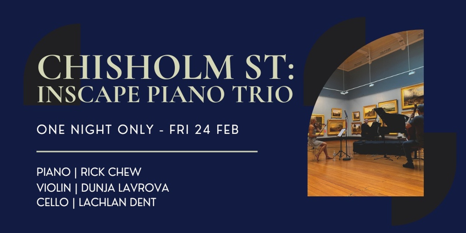 Banner image for Chisholm St: Inscape Piano Trio