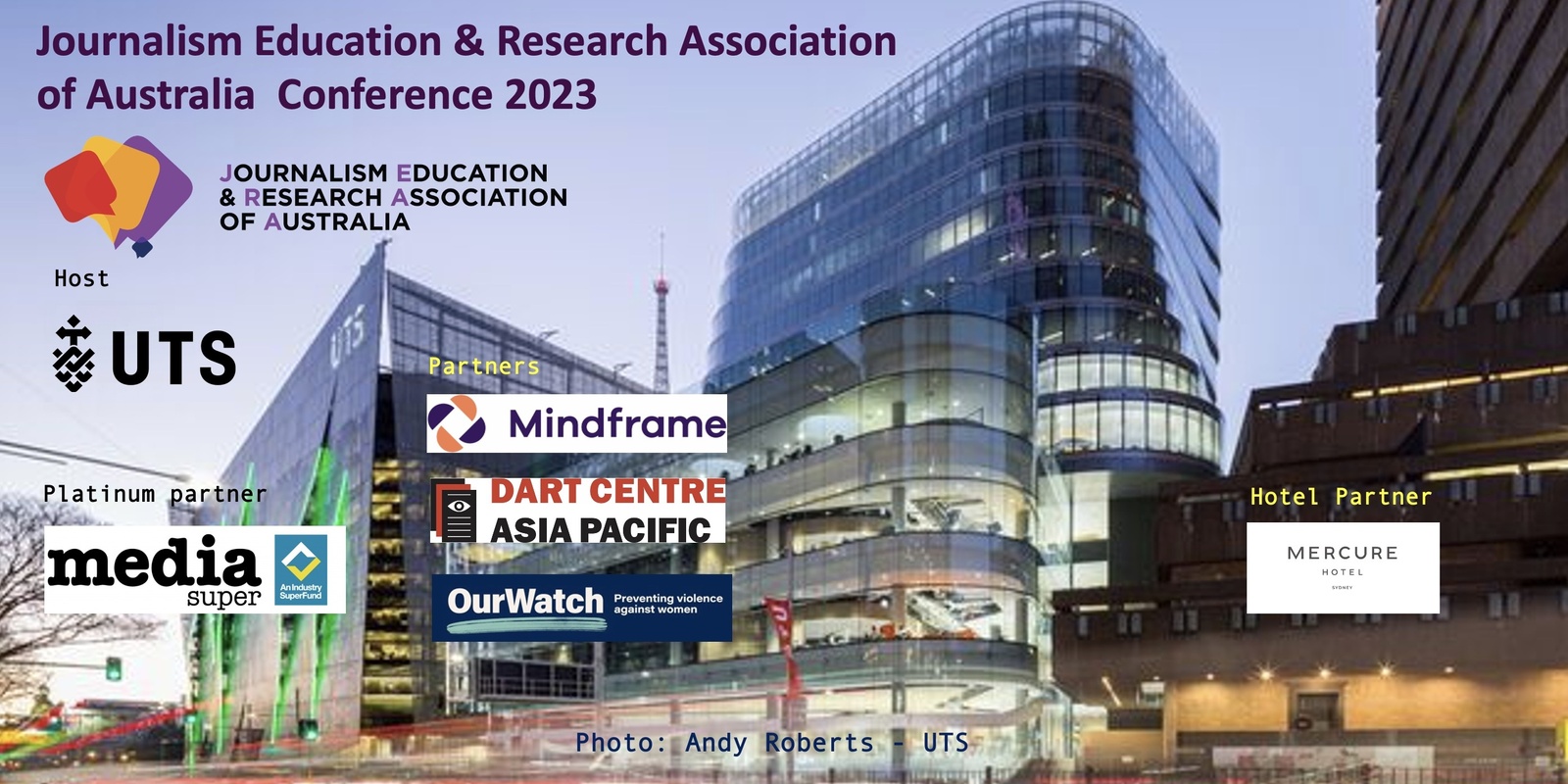 Banner image for Journalism Education and Research Association Australia Conference 2023