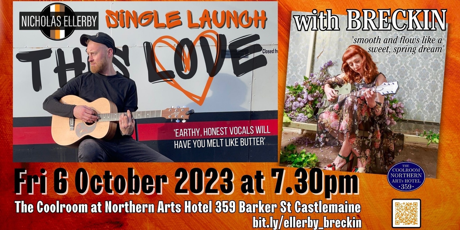 Banner image for NICK ELLERBY single launch 'This Love' supported by BRECKIN