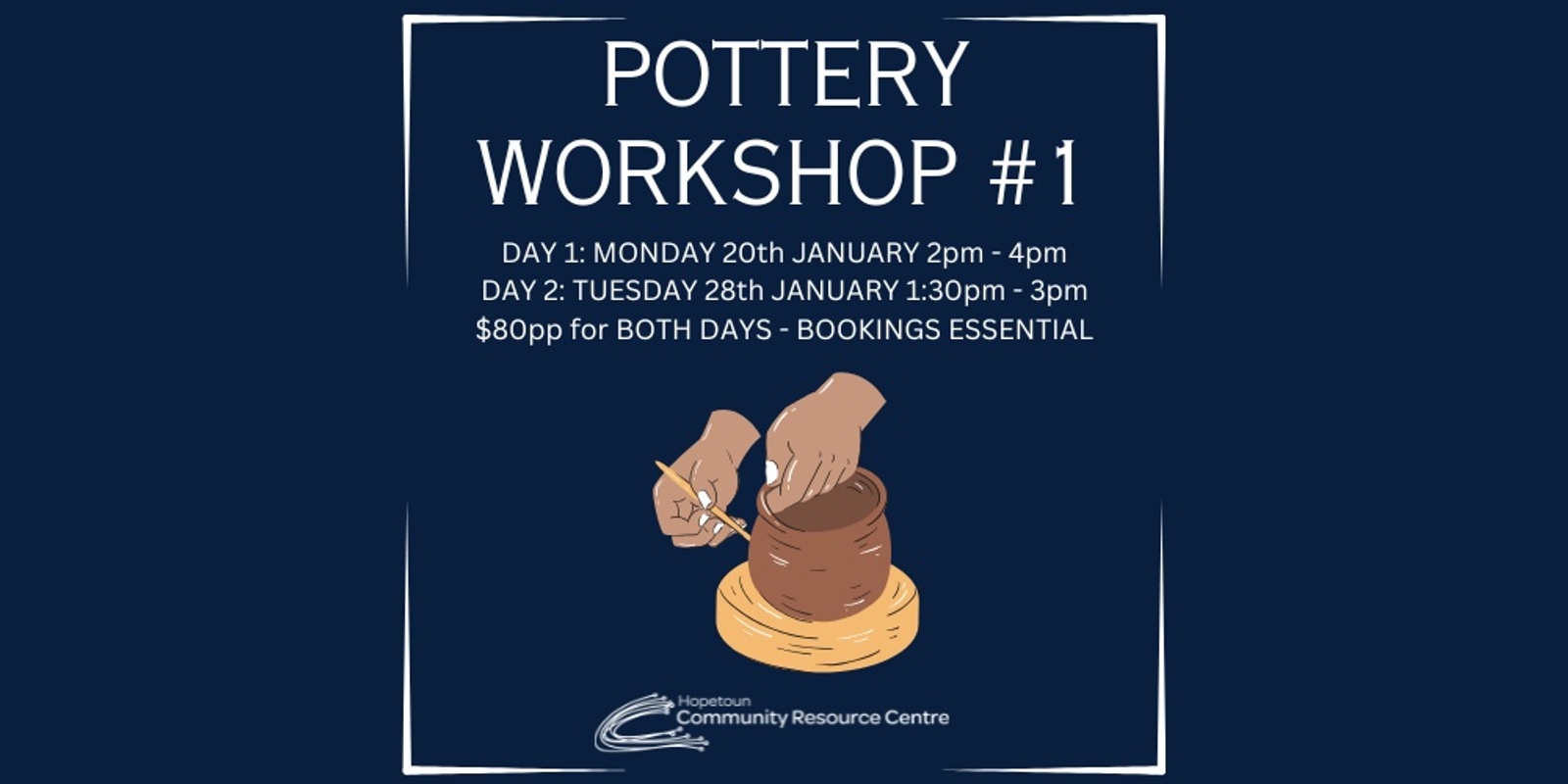 Banner image for Pottery Workshop #1