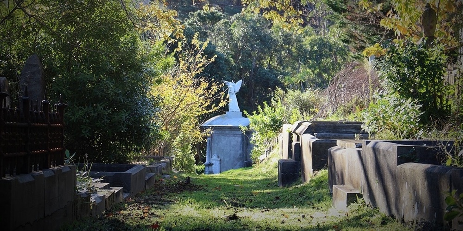Banner image for Friends of Karori Cemetery: Murder and Mayhem Tour (Sept 2024)
