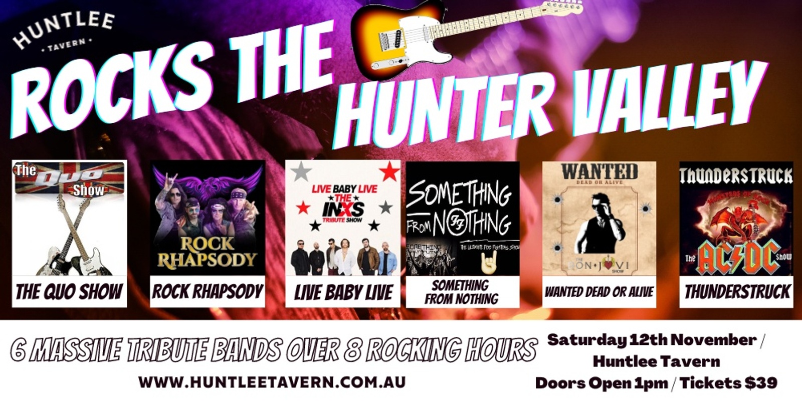 Banner image for Huntlee Tavern Rocks the Hunter Valley